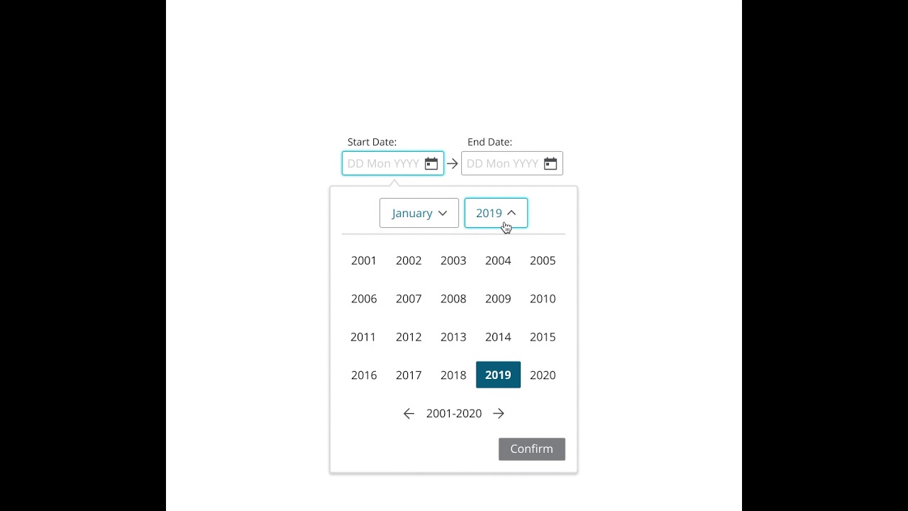 Date Range Picker