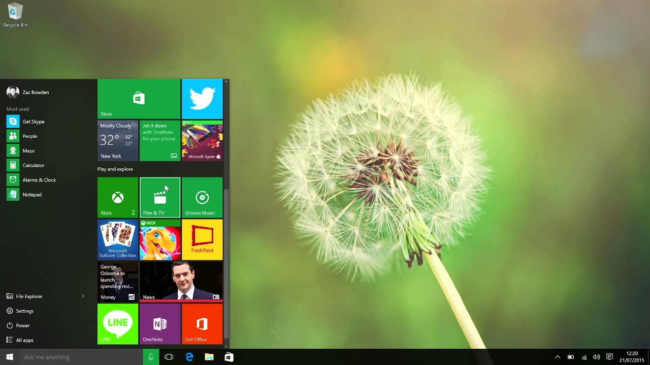 Windows 10 Demo - Official Release