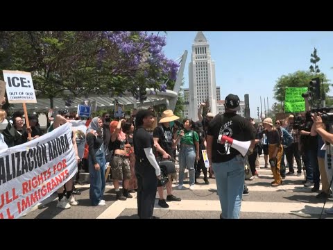 'National Guard go away': Protesters rally in Los Angeles | AFP