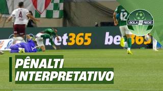 Pênalti em Vitor Roque: “Interpretação", analisa Fefon em Palmeiras x Fluminense