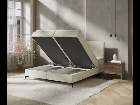 Lit Peru Bleu marine - Largeur de la surface de couchage : 160 cm