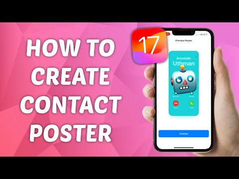How to Create Contact Poster in iOS 17