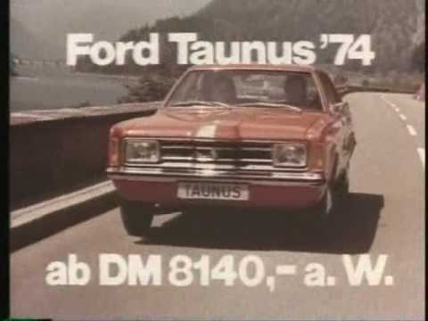 Historischer Werbefilm über den Ford Taunus 1973