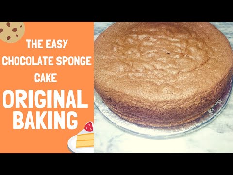 How to make a Chocolate sponge cake (Part 1) By|| "Original Baking"