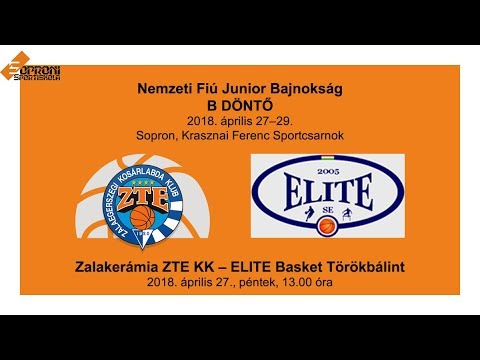 2018.04.27. U18 Zalakerámia ZTE KK – ELITE Basket Törökbálint