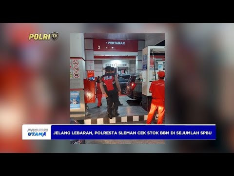 JELANG LEBARAN, POLRESTA SLEMAN CEK STOK BBM DI SEJUMLAH SPBU