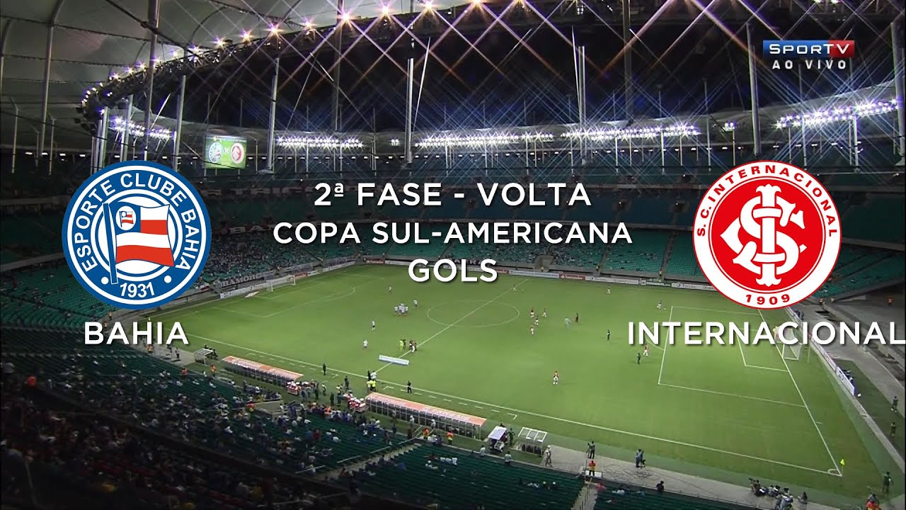 Gols - Bahia 1 x 1 Internacional-RS - Copa Sul-Ame...