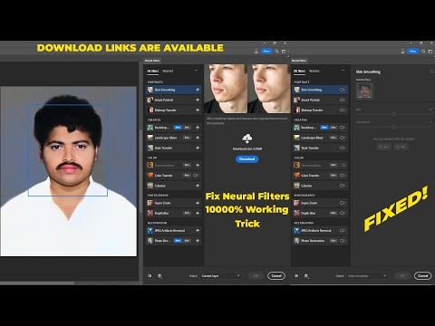 FIXED : Neural Filters Not Working | Download Photoshop 2023 | Trendy Techlogical