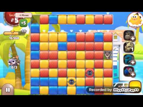 Puzzle Pet Party - Level 204 (News Gate) Rescue 3 Pets [Mission Complete]