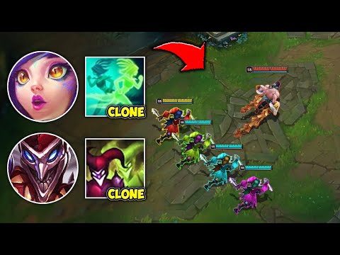 We created an army of Shacos and Confuse the enemy team (4 SHACO CLONES?!)