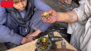 how to make a hydraulic pump repair |How to Repair a Hydraulic Pump|Repair of damaged hydraulic pump