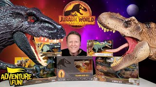 Download lagu Jurassic World Dominion Dinosaur Toy Action Figures T-Rex & Indoraptor Toy Review AdventureFun! mp3