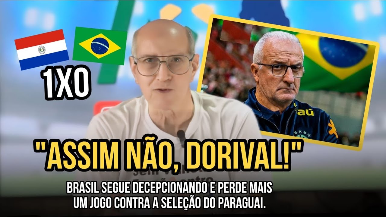 QUEM É O CULPADO? BRASIL PERDE MAIS UMA E OCUPA A 5ª POSIÇÃO NAS ELIMINATÓRIAS