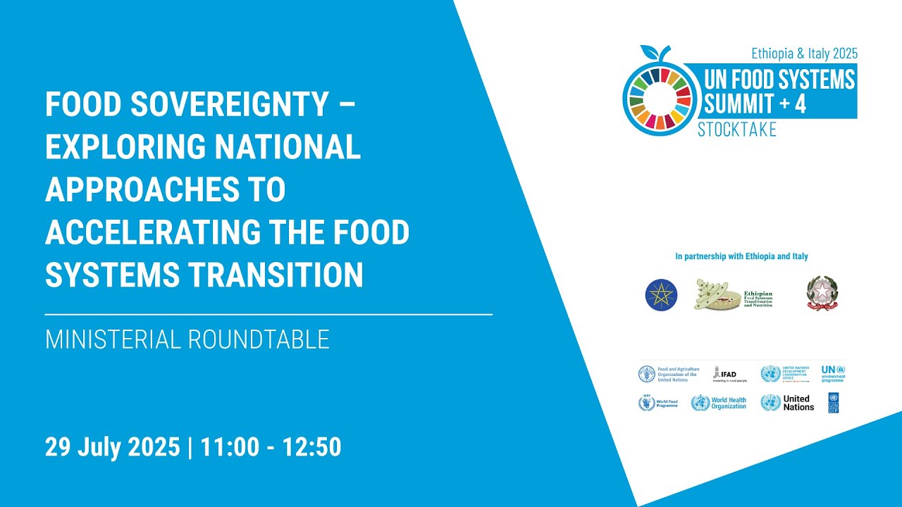 UNFSS+4: Food sovereignty– Exploring national approaches to accelerating the food systems transition