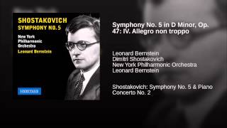 Symphony No. 5 in D Minor, Op. 47: IV. Allegro non troppo