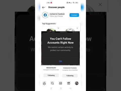 How to solve You Can't Follow Accounts Right Now on instagram | 💯 solve