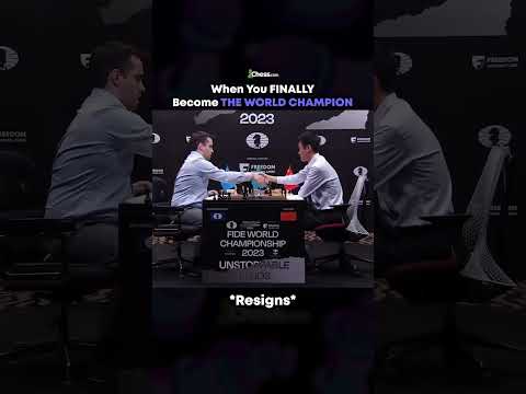 When You Finally Become The WORLD CHAMPION IN CHESS