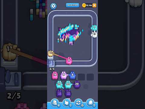 Pixel Flow Level 2504 Walkthrough