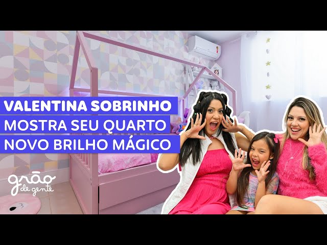 VALENTINA SOBRINHO MOSTROU TUDO DO SEU QUARTO NOVO! ♥