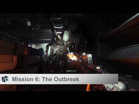 Alien: Isolation Walkthrough - Mission 6 - The Outbreak