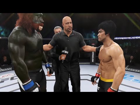 Bruce Lee vs. Swamp Bigfoot - EA Sports UFC 2