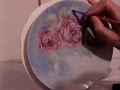 China Painting Tutorial - American Beauty Roses ...