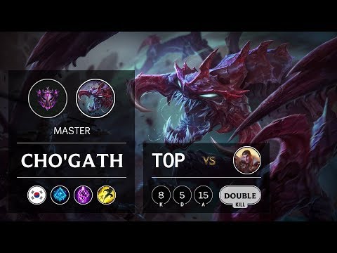 Cho'Gath Top vs Jayce - KR Master Patch 9.12