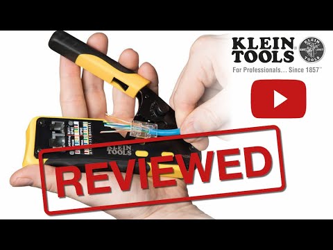 Klein Tools Pass-Thru™ Ratcheting Cable Crimper & Stripper VDV226 110 Review