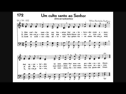 Hinário 5 CCB - Hino 172 - Um culto santo ao Senhor - Strings - Teclado Yamaha PSR S670