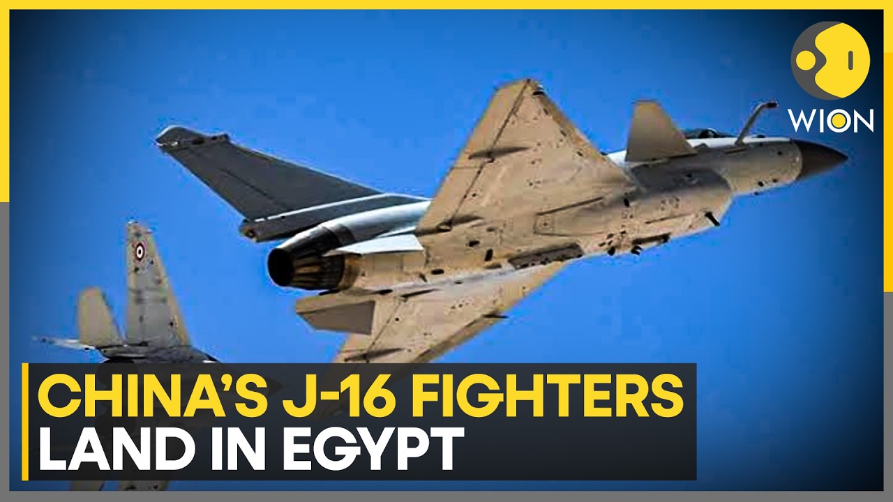 China’s J-16 Fighters Land In Egypt | Major Military Exercise Sparks Regional Tensions