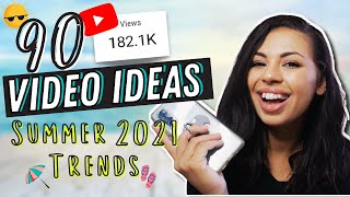 90 Summer Video Ideas That Will Help You Grow Your Channel | Video Ideas For Vlog Channels