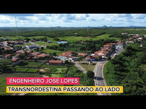 Transnordestina passando au lado Engenheiro José Lopes município Senador Pompeu Ceará. 