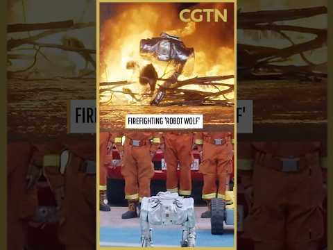 A 500°C heat test for a firefighting robot