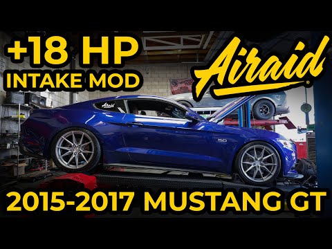 2015-2017 Mustang GT Airaid Intake Dyno Test +18 Horsepower!!