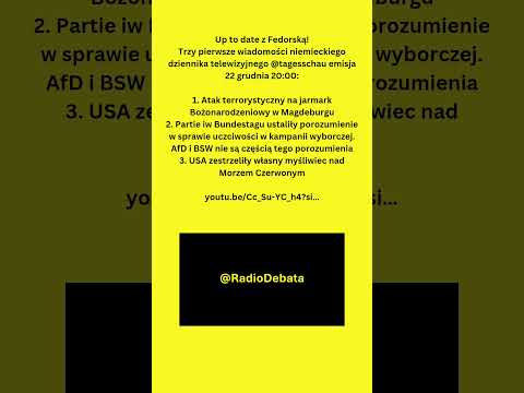 Niemieckie media 22 grudnia
