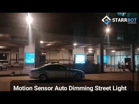 Starrbot Motion Sensor Auto Dimming Street Light save electricity upto 80% everyday