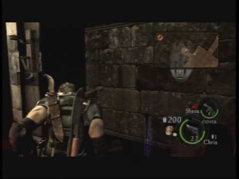 Resident Evil 5 Walkthrough Part 29 - A simple but deadly puzzle