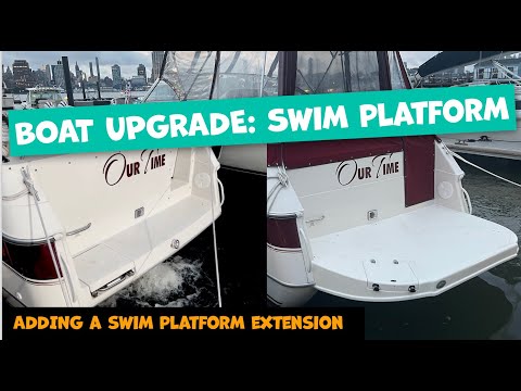 Adding a swim platform to a 30-year old pocket cruiser