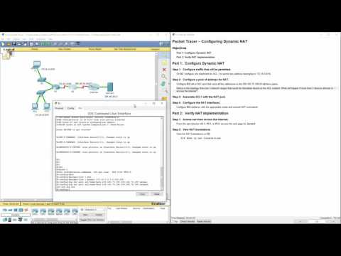 Cisco RnS - Lab 11.2.2.5 Packet Tracer - Configuring Dynamic NAT