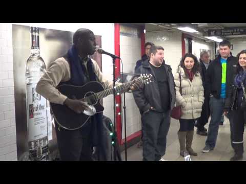 Guitaro 5000 - Mo Money Mo Problems @ Union Square subway station 12-28-13