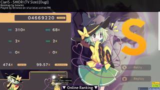 Download lagu ClariS - SHIORI (TV Size) [Ougi] 99.57% FC mp3