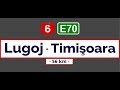 Driving On DN 6 E 70 From Lugoj To Timişoara May 3 2019