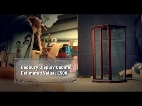 1900s Cadbury’s Chocolate Mahogany Display Cabinet - Salvage Hunters 1013