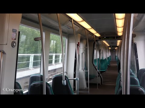 RET metro rit Schiedam Centrum - Eendrachtsplein Rotterdam (statief beeld)