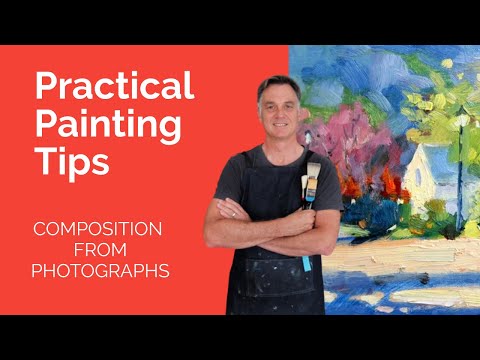Try These Painting COMPOSITION Tips 🎨✔ (From Photos)