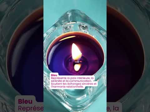 Que signifie la couleur des bougies