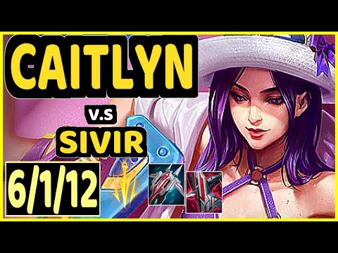 DOUBLELIFT (CAITLYN) vs SIVIR - 6/1/12 KDA BOTTOM ADC GAMEPLAY - NA Ranked GRANDMASTER