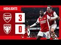 HIGHLIGHTS | Arsenal vs AFC Wimbledon (3-0) | Lacazette, Smith Rowe, Nketiah