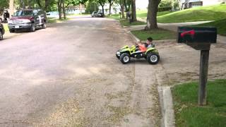 Jace n Talon cruising in powerwheel