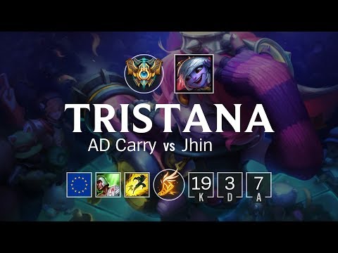 Tristana AD Carry vs Jhin - EUW Challenger Patch 8.3